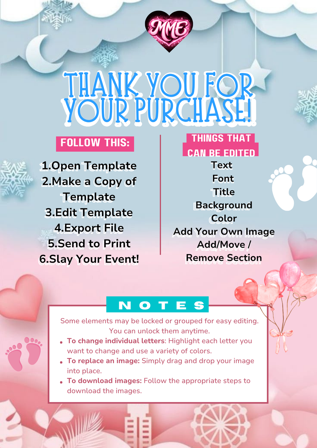 Twinkle Little Star Baby Shower Canva Templates - Digital Downloads| Minted Moments