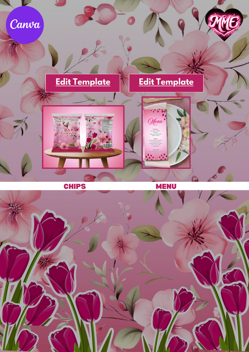 Baby In Bloom Baby Shower Canva Template (Digital Download) |Minted Moments